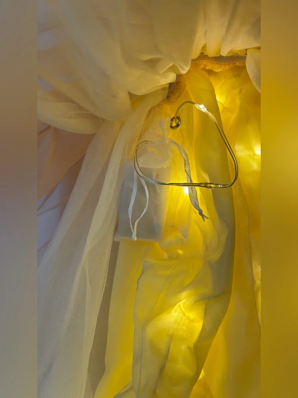 Princess Light-Up Yellow Girls' Costume Dress